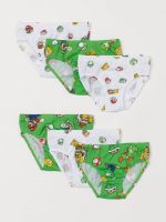 20S2-079 H&M 6-pack Printed Boys’ Briefs - 6-8 tuổi