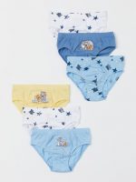 20O2-050 H&M 6-pack printed boys’ briefs - 4-6 tuổi