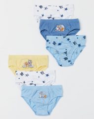 20O2-050 H&M 6-pack printed boys’ briefs - 5 tuổi