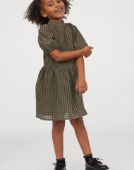21J3-023 H&M Jacquard-weave dress - Váy, đầm bé gái