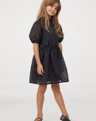 21J3-019 H&M Jacquard-weave dress - HÀNG GIẢM GIÁ