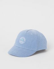 21M2-093 H&M Embroidered-detail cotton cap - 9-10 tuổi