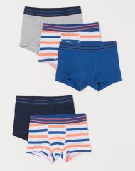 21A1-062 H&M 5-pack Boxer Shorts - 8-10 tuổi