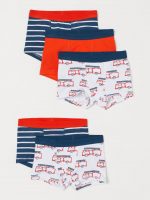 21A1-060 H&M 5-pack Boxer Shorts - 4-6 tuổi
