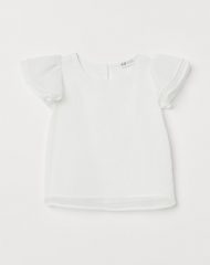 21A2-006 H&M Shimmering blouse - Áo thun bé gái