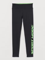 21A2-079 H&M Sports tights - 6-8 tuổi