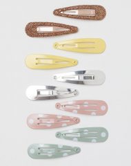 21Y2-051 H&M 10-pack Hair Clips - Phụ kiện & giày dép cho bé