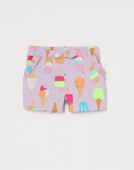 21U1-009 H&M Patterned jersey shorts - Quần short, quần lửng bé gái