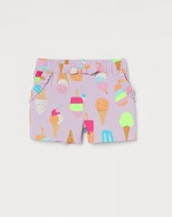 21U1-009 H&M Patterned jersey shorts - 4-6 tuổi