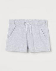 21U1-039 H&M Cotton sweatshirt shorts - Quần short, quần lửng bé gái