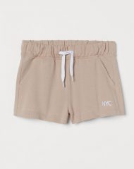 21U1-038 H&M Cotton sweatshirt shorts - Quần short, quần lửng bé gái
