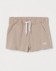 21U1-038 H&M Cotton sweatshirt shorts - 11-12 tuổi