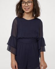 21L1-033 H&M Chiffon Romper - BÉ GÁI