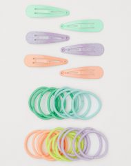 21L2-040 H&M Hair elastics and clips - 4-6 tuổi