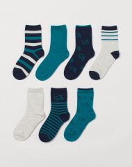 21O1-065 H&M 7-pack Socks - HÀNG GIẢM GIÁ