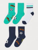 21O1-057 H&M 5-pack Socks - 12-18 tháng