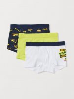 21O1-038 H&M 3-pack Boxer Shorts - 6-8 tuổi