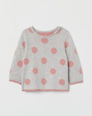 21N3-002 H&M Jacquard-knit Sweater - 12-18 tháng