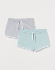 21N3-056 H&M 2-pack Sweatshorts - 12-14 tuổi