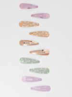 21N3-067 H&M 10-pack Hair Clips - 4-6 tuổi