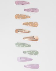 21N3-067 H&M 10-pack Hair Clips - 18-24 tháng