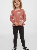 21D1-063 H&M 2-piece Cotton Set - Đồ bộ cho bé gái