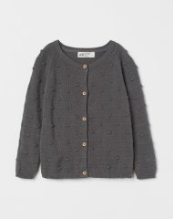 21D1-032 H&M Textured-knit Cardigan - 2 tuổi