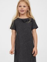 21D1-074 H&M Glittery Dress - Váy, đầm bé gái