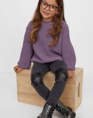 21D2-020 H&M Denim Leggings - Quần dài, quần Jean, legging bé gái