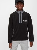 21D3-219 H&M Printed Fleece Jacket - Áo Khoác - Áo lạnh - Áo len bé trai
