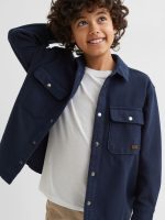 21D3-214 H&M Cotton Flannel Shirt - Áo Khoác - Áo lạnh - Áo len bé trai