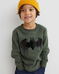 21D3-188 H&M Appliquéd Sweatshirt - BÉ TRAI