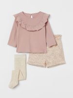 22J1-065 H&M 3-piece Set - 12-18 tháng