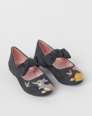 22J1-040 H&M Printed Ballet Flats - Giày, dép, sandal cho bé gái