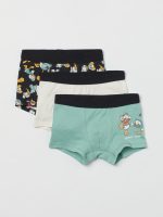 22J1-039 H&M 3-pack printed boxer shorts - BÉ TRAI