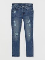 22J2-115 H&M Skinny Fit Trashed Jeans - HÀNG GIẢM GIÁ