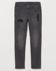 22J2-111 H&M Skinny Fit Biker Jeans - Quần dài, quần Jean, legging bé trai