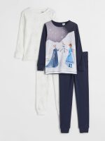 22J2-043 H&M 2-pack Printed Cotton Pajamas - Đồ bộ cho bé gái