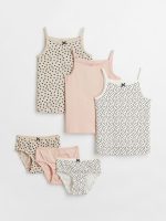 22M2-063 H&M 6-piece Cotton Set - 4-6 tuổi