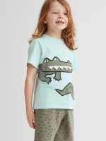 22M2-088 H&M 2-piece Printed Set - Đồ bộ cho bé trai