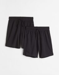 22A1-112 H&M 2-pack Sports Shorts - 6-8 tuổi