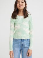 22A1-032 H&M Ribbed Top - 12-14 tuổi