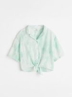 22A2-047 H&M Tie-hem Blouse - 12-14 tuổi