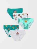 22A2-156 H&M 5-pack Printed Boys’ Briefs - BÉ TRAI