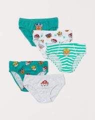 22A2-156 H&M 5-pack Printed Boys’ Briefs - BÉ TRAI