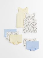 22A2-089 H&M 7-piece Cotton Set - 4-6 tuổi