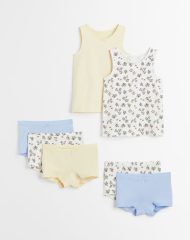 22A2-089 H&M 7-piece Cotton Set - Phụ kiện & giày dép cho bé