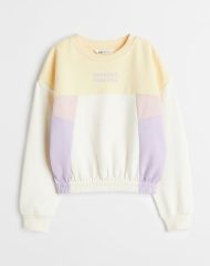 22A2-070 H&M Boxy Sweatshirt - Áo khoác - Áo lạnh - Áo len bé gái