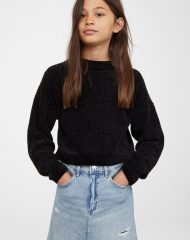 22A2-066 H&M Knit Sweater - Áo thun bé gái