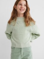 22A2-065 H&M Knit Sweater - Áo khoác - Áo lạnh - Áo len bé gái